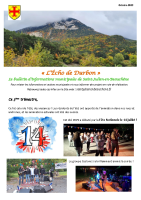 LE BULLETIN echo de durbon octobre 2025